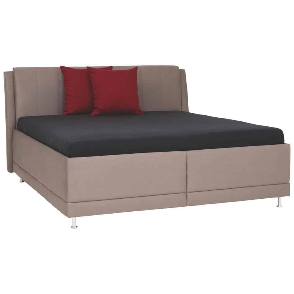 XXXLutz Čalouněná Postel 160/210 Cm Textil Jílová Barva Novel