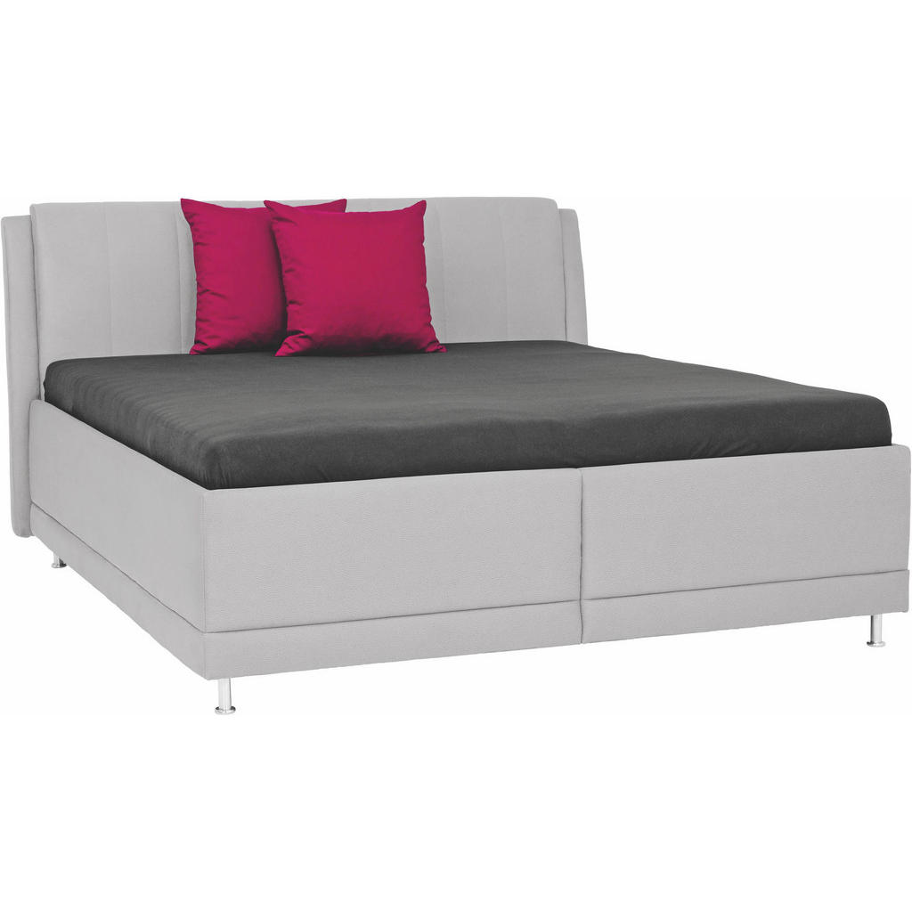 XXXLutz Čalouněná Postel 160/210 Cm Textil Světle Šedá Novel