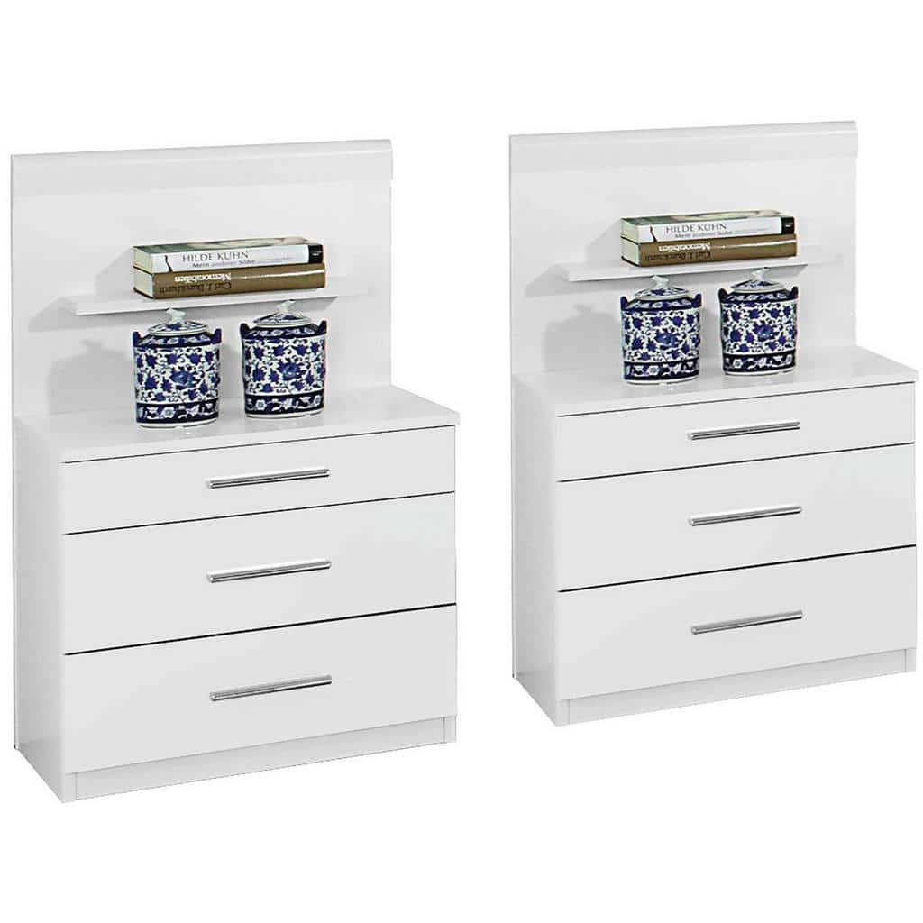 XXXLutz Noční Stolek Bílá Xora