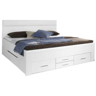 XXXLutz Postel 180/200 Cm Kompozitní Dřevo Bílá Xora