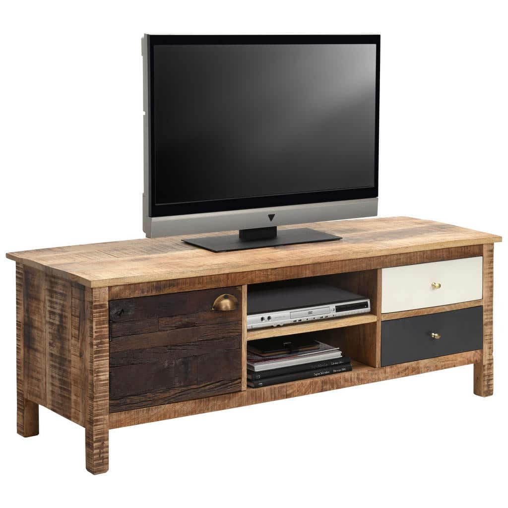 XXXLutz Komoda Lowboard Hnědá Šedá Bílá Landscape