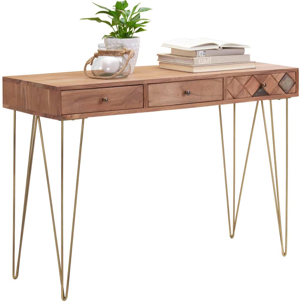 XXXLutz Odkládací Stolek Akácie Barvy Akácie Bronzová Ambia Home