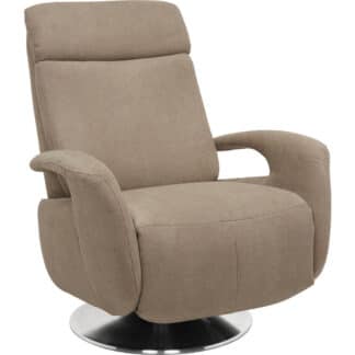 XXXLutz Relaxační Křeslo Textil Šedá Beldomo System