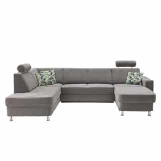 XXXLutz Sedací Souprava Textil Šedá Xora