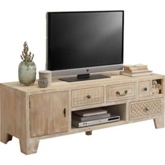 XXXLutz Komoda Lowboard Hnědá Přírodní Barvy Bílá Ambia Home