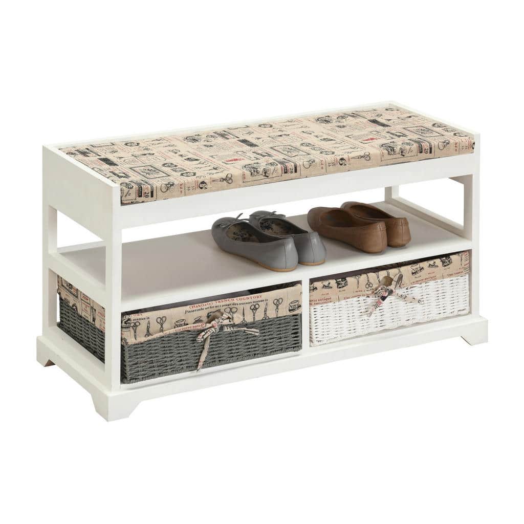 XXXLutz Sedací Lavice Paulovnie Šedá Bílá Landscape