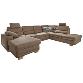 XXXLutz Sedací Souprava Textil Hnědá Beldomo System