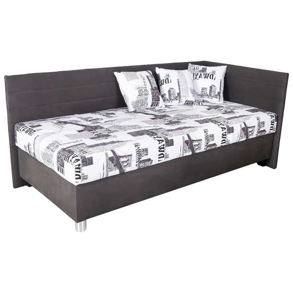 XXXLutz Válenda Textil Šedá Bílá Blanar