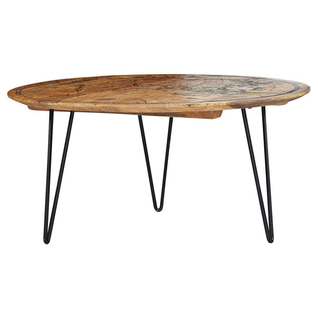 XXXLutz Konferenční Stolek Mangové Dřevo Hnědá Landscape