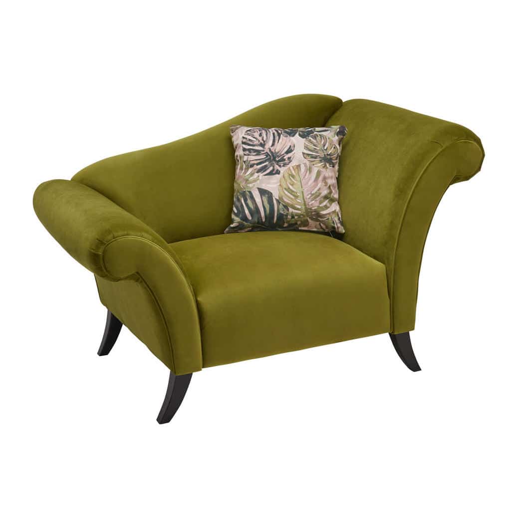 XXXLutz Křeslo Textil Olivově Zelená