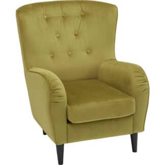 XXXLutz Křeslo Ušák Textil Zelená Ambia Home