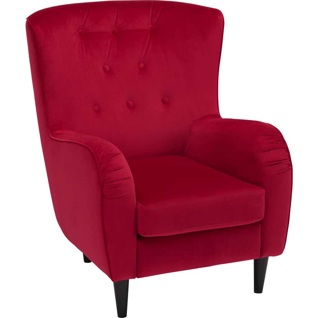 XXXLutz Křeslo Ušák Textil Magenta Ambia Home