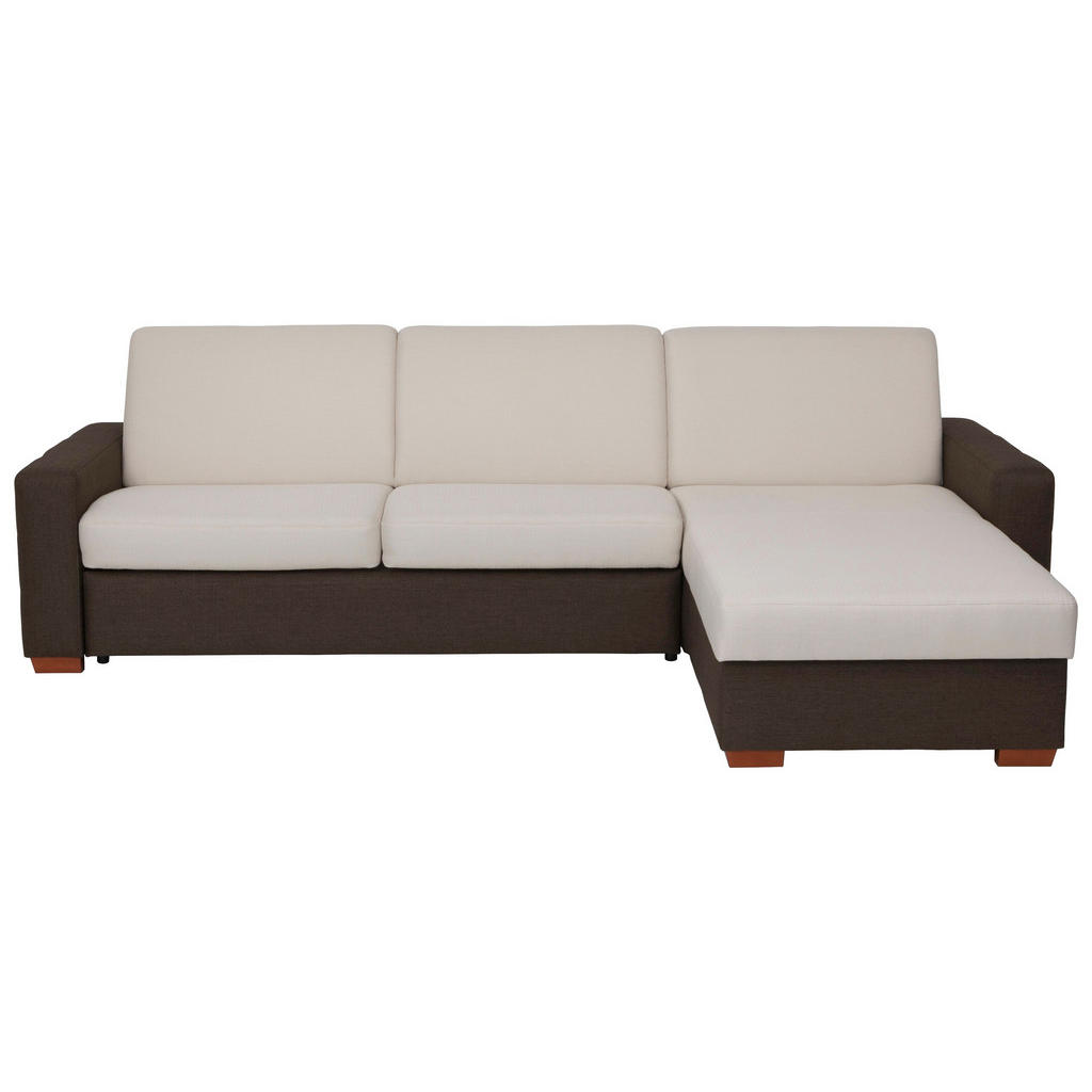 XXXLutz Sedací Souprava Textil Krémová Tmavě Hnědá Venda