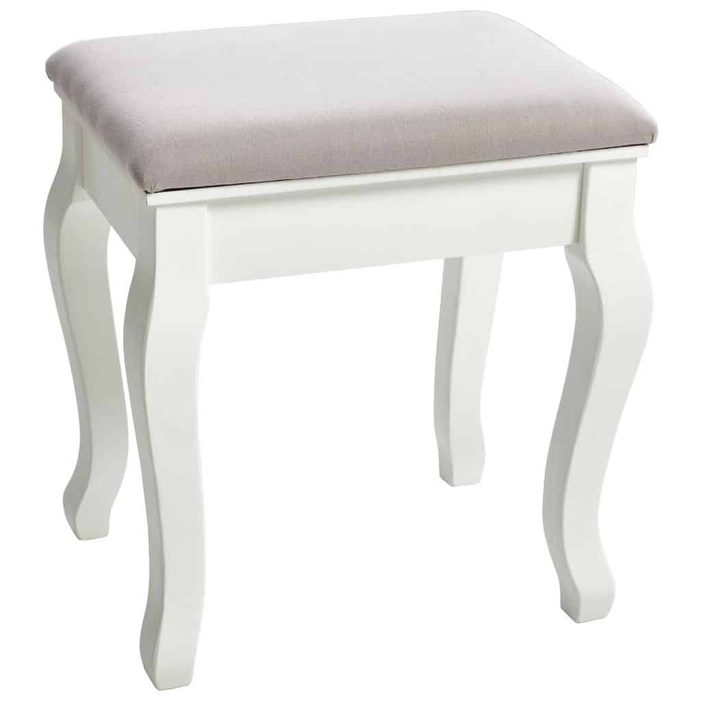 XXXLutz Taburet Borovice Šedá Bílá Landscape