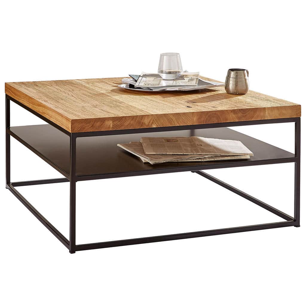 XXXLutz Konferenční Stolek Dub Černá Barvy Dubu Novel