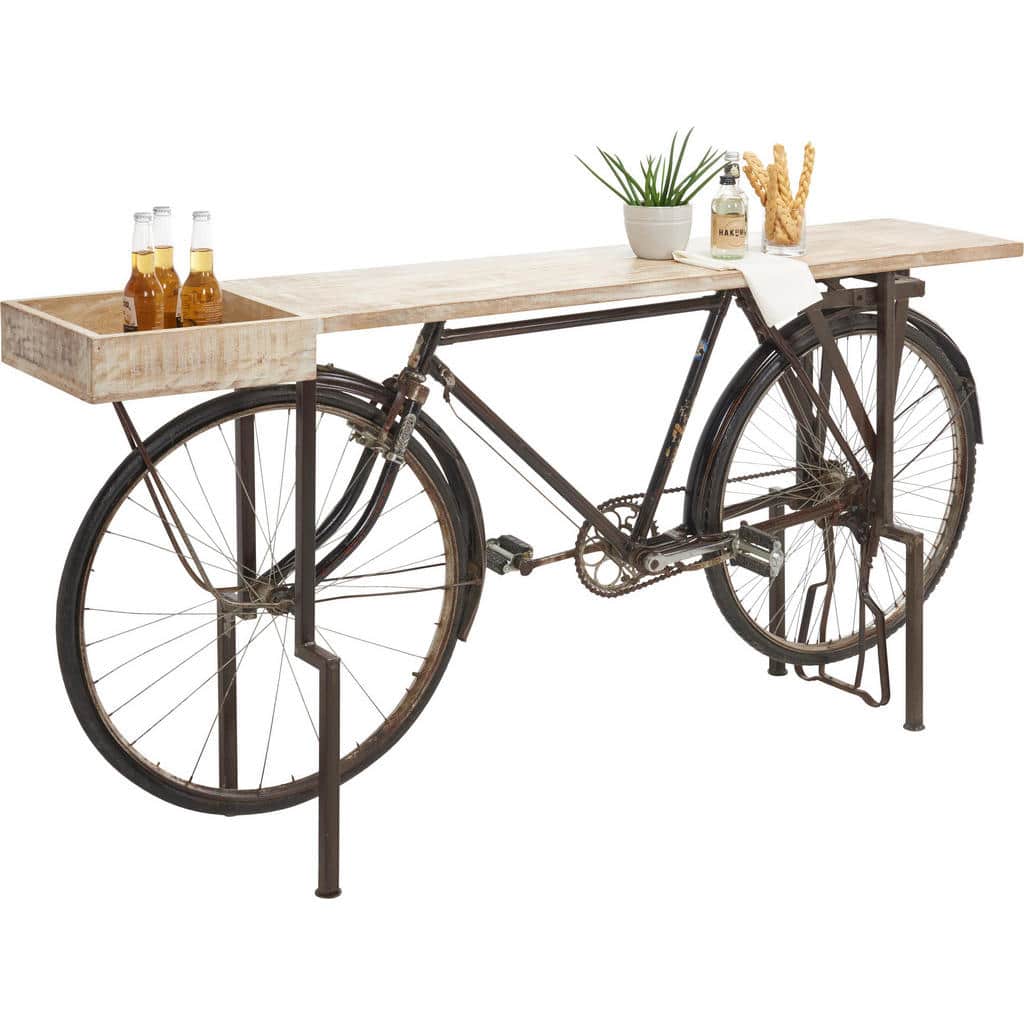 XXXLutz Konzolový Stolek Mangové Dřevo Přírodní Barvy Černá Ambia Home