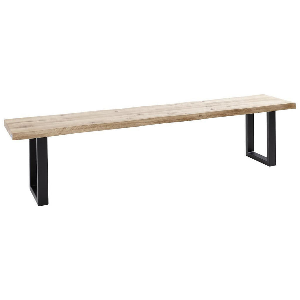 XXXLutz Sedací Lavice Divoký Dub Černá Barvy Dubu Landscape