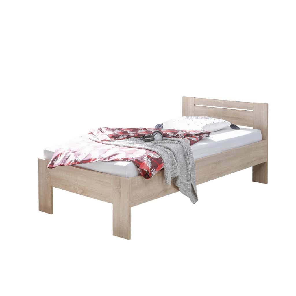 XXXLutz Postel 90/200 Cm Kompozitní Dřevo Sonoma Dub Carryhome