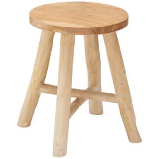 XXXLutz Taburet Teakové Dřevo Přírodní Barvy Landscape