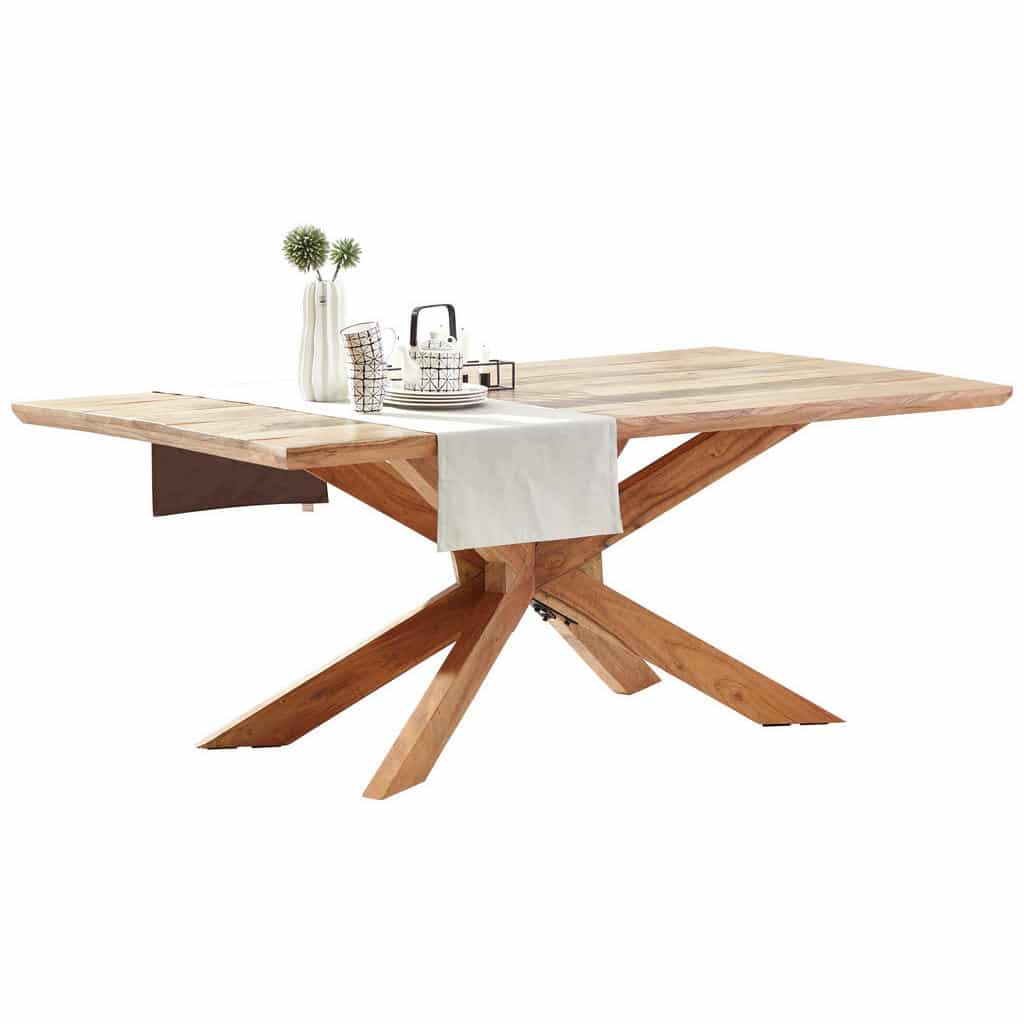 XXXLutz Jídelní Stůl Masivní Akácie Barvy Dubu Hom`in