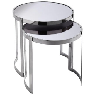 XXXLutz Sada Zasouvacích Stolků Černá Xora