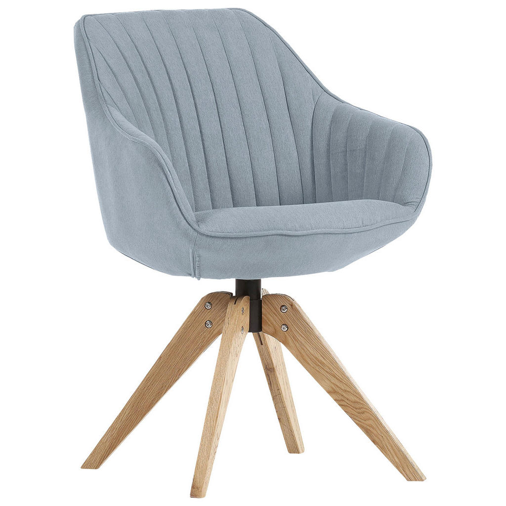 XXXLutz Židle S Područkami Světle Modrá Hom`in