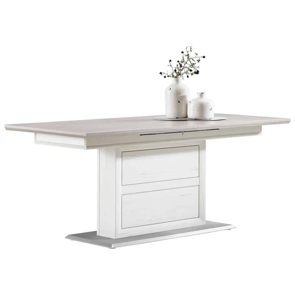 XXXLutz Jídelní Stůl Šedá Barvy Stříbra Bílá Hom`in