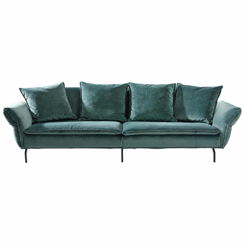 XXXLutz Mega Pohovka Textil Zelená Landscape