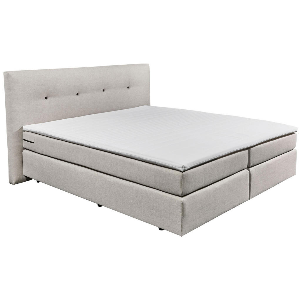 XXXLutz Postel Boxspring 180/200 Cm Textil Béžová Carryhome