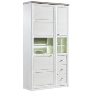 XXXLutz Vitrína Šedá Bílá Hom`in