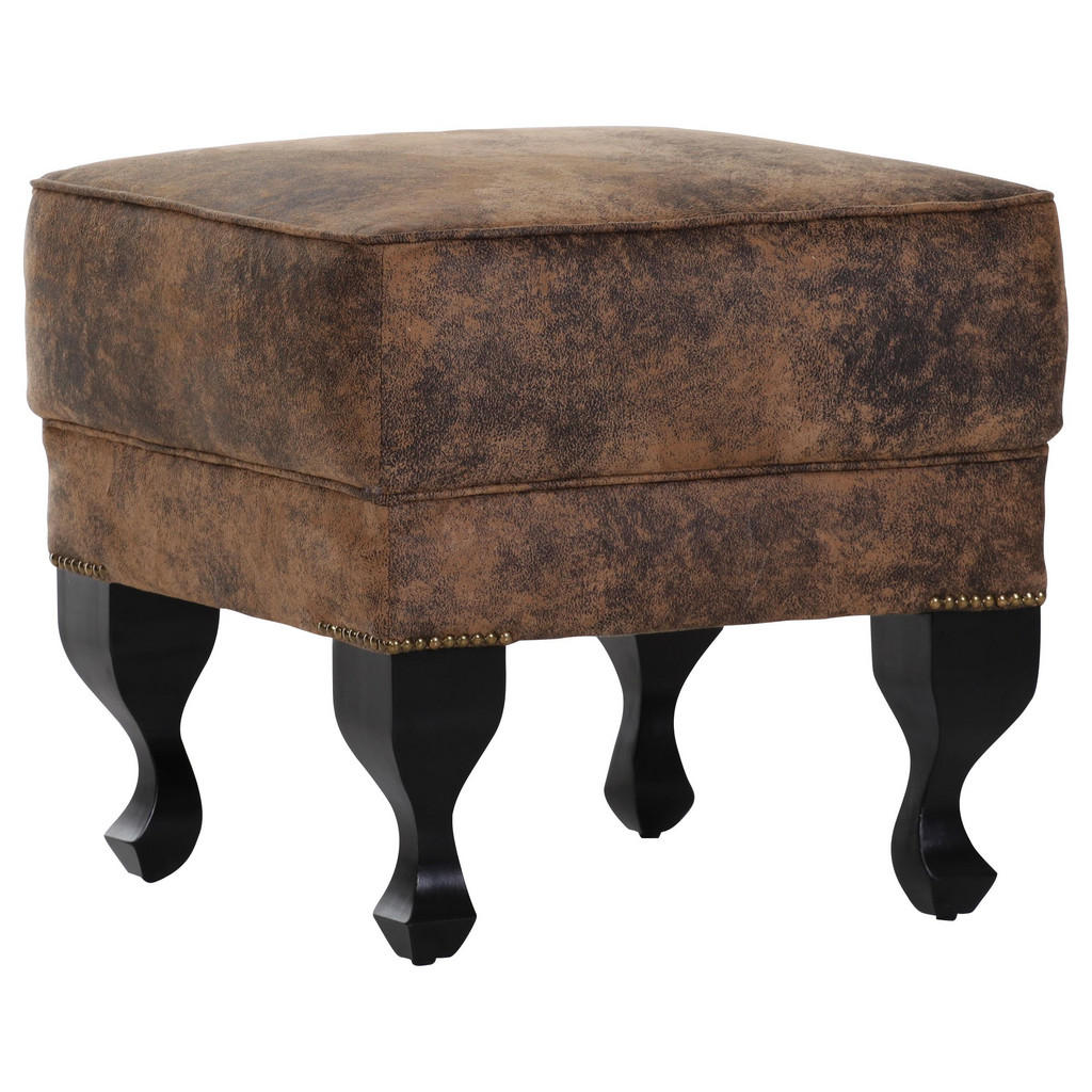 XXXLutz Taburet Tmavě Hnědá Ambia Home