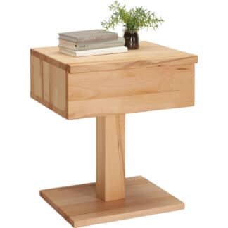 XXXLutz Noční Stolek Jádrový Buk Barvy Buku Linea Natura