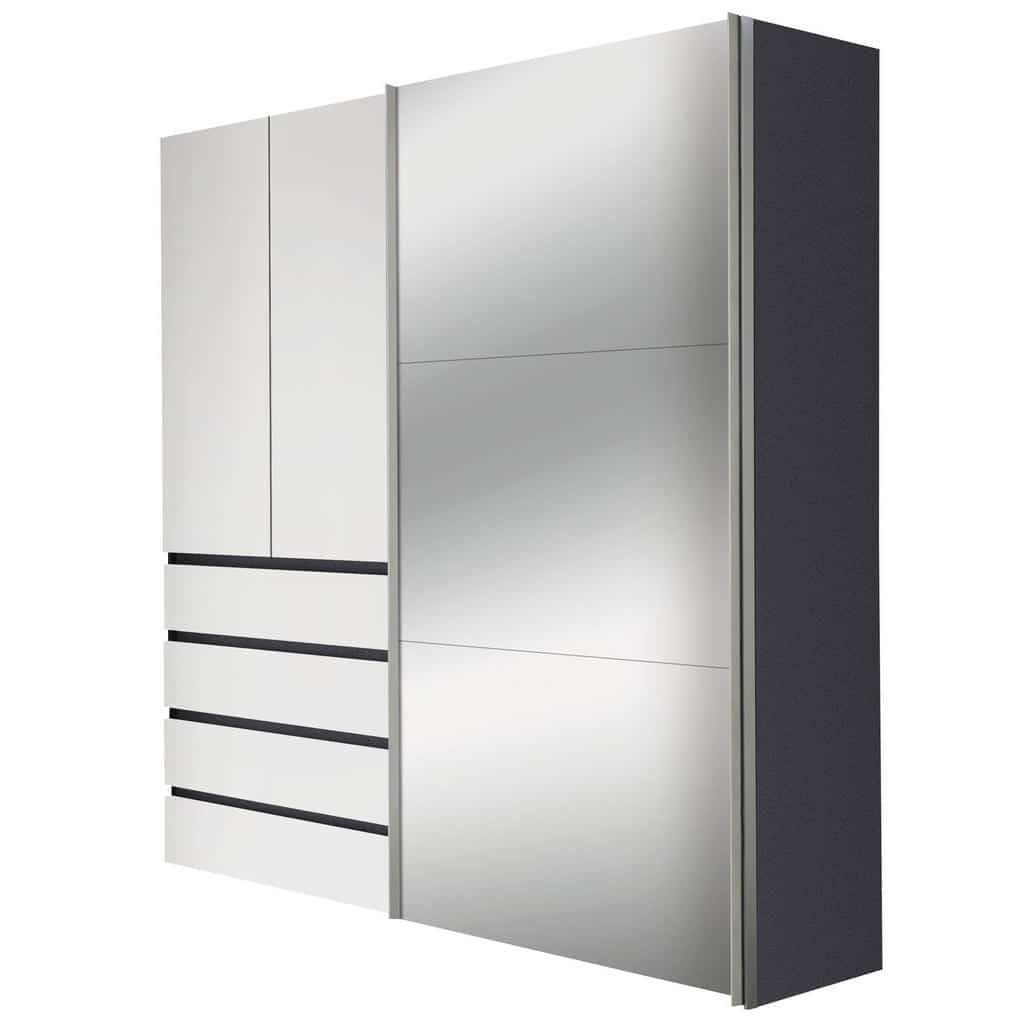 XXXLutz Šatní Skříň Barvy Grafitu Bílá Hom`in