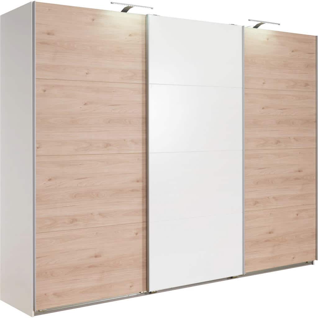 XXXLutz Skříň S Posuvnými Dveřmi Bílá Barvy Dubu Carryhome