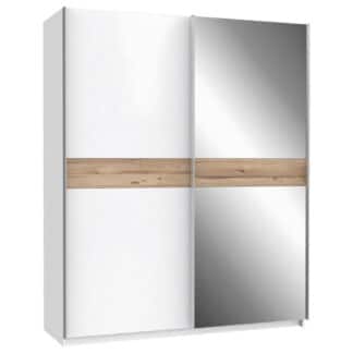 XXXLutz Skříň S Posuvnými Dveřmi Bílá Barvy Dubu Xora