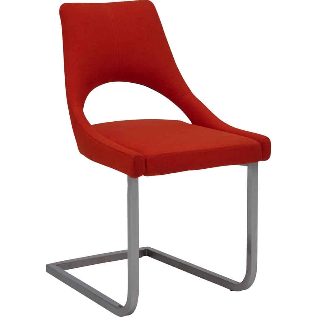 XXXLutz Houpací Židle Oranžová Barvy Nerez Oceli Dieter Knoll