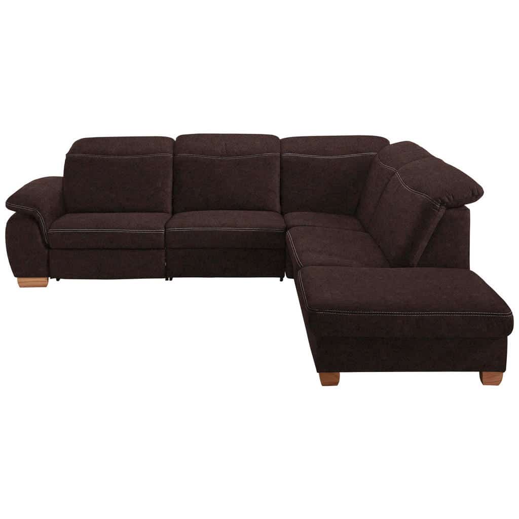 XXXLutz Sedací Souprava Textil Hnědá Voleo