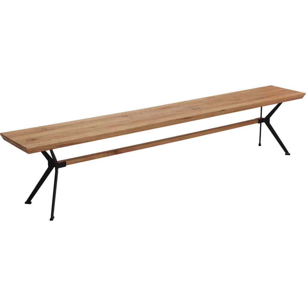 XXXLutz Sedací Lavice Divoký Dub Černá Barvy Dubu Linea Natura