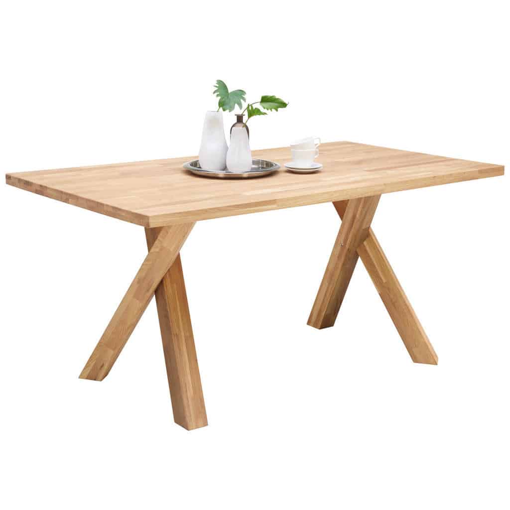 XXXLutz Jídelní Stůl Masivní Divoký Dub Barvy Dubu Hom`in