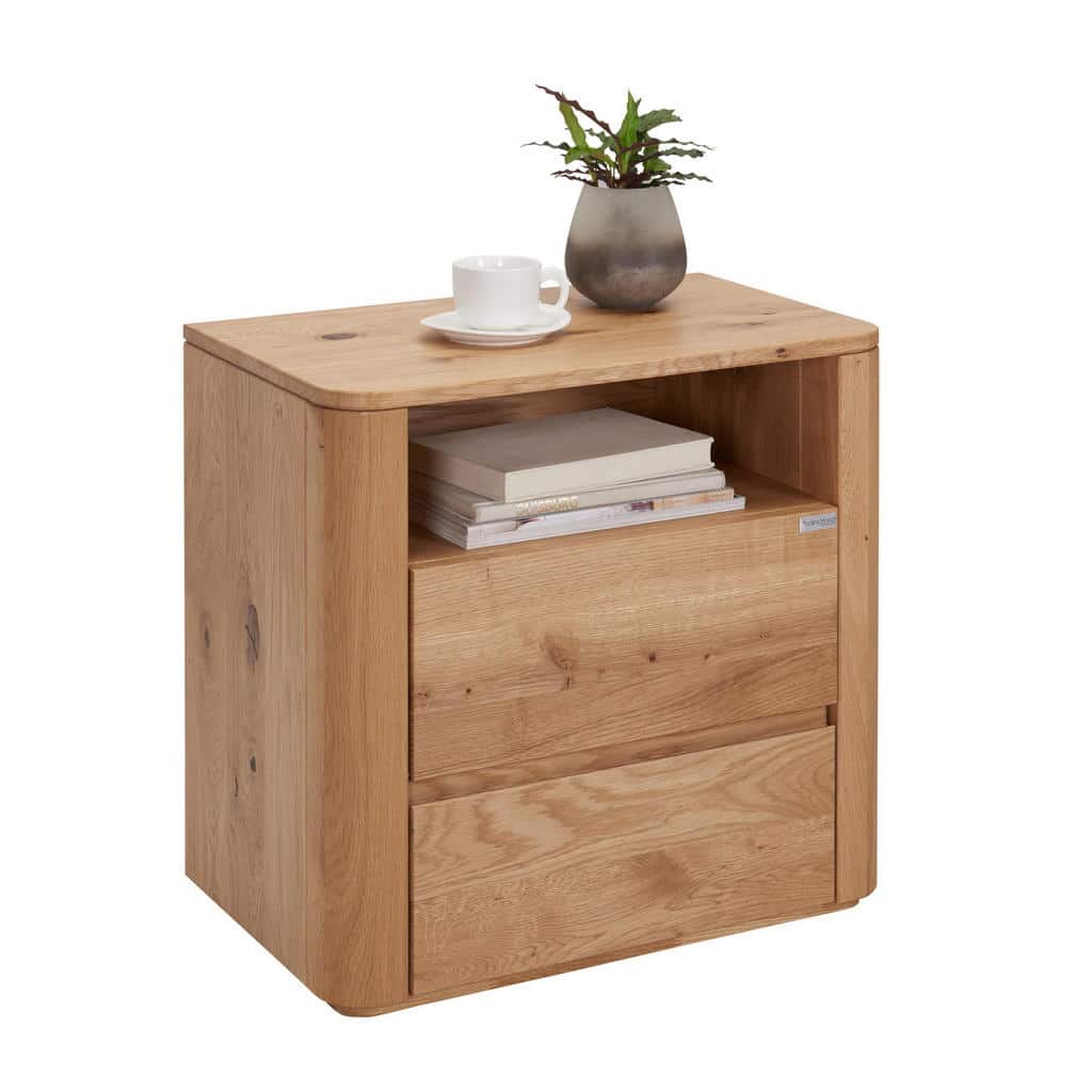 XXXLutz Noční Stolek Divoký Dub Barvy Dubu Valnatura