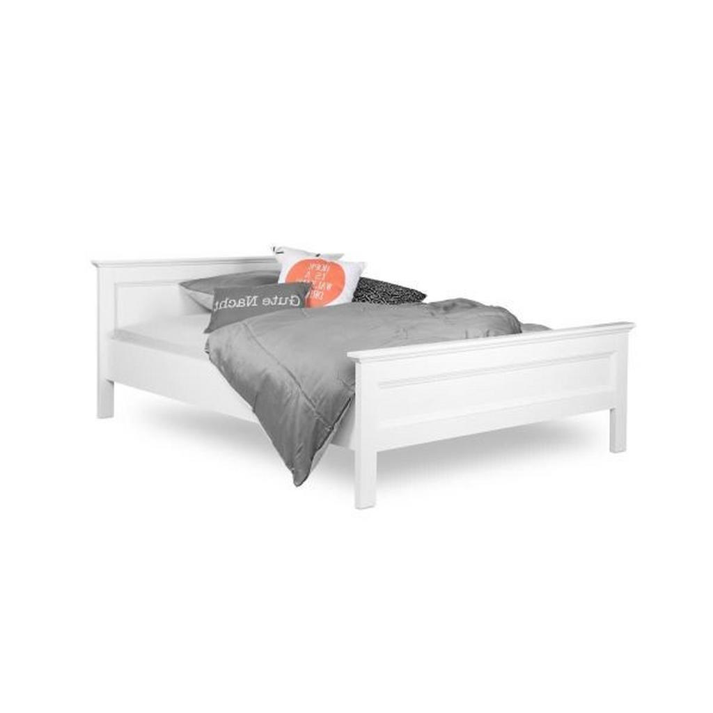 XXXLutz Postel 140/200 Cm Kompozitní Dřevo Bílá Xora