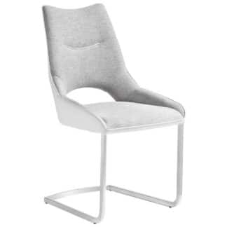 XXXLutz Pohupovací Židle Barvy Nerez Oceli Světle Šedá Novel