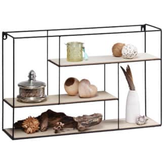 XXXLutz Nástěnný Regál Černá Světle Hnědá Landscape