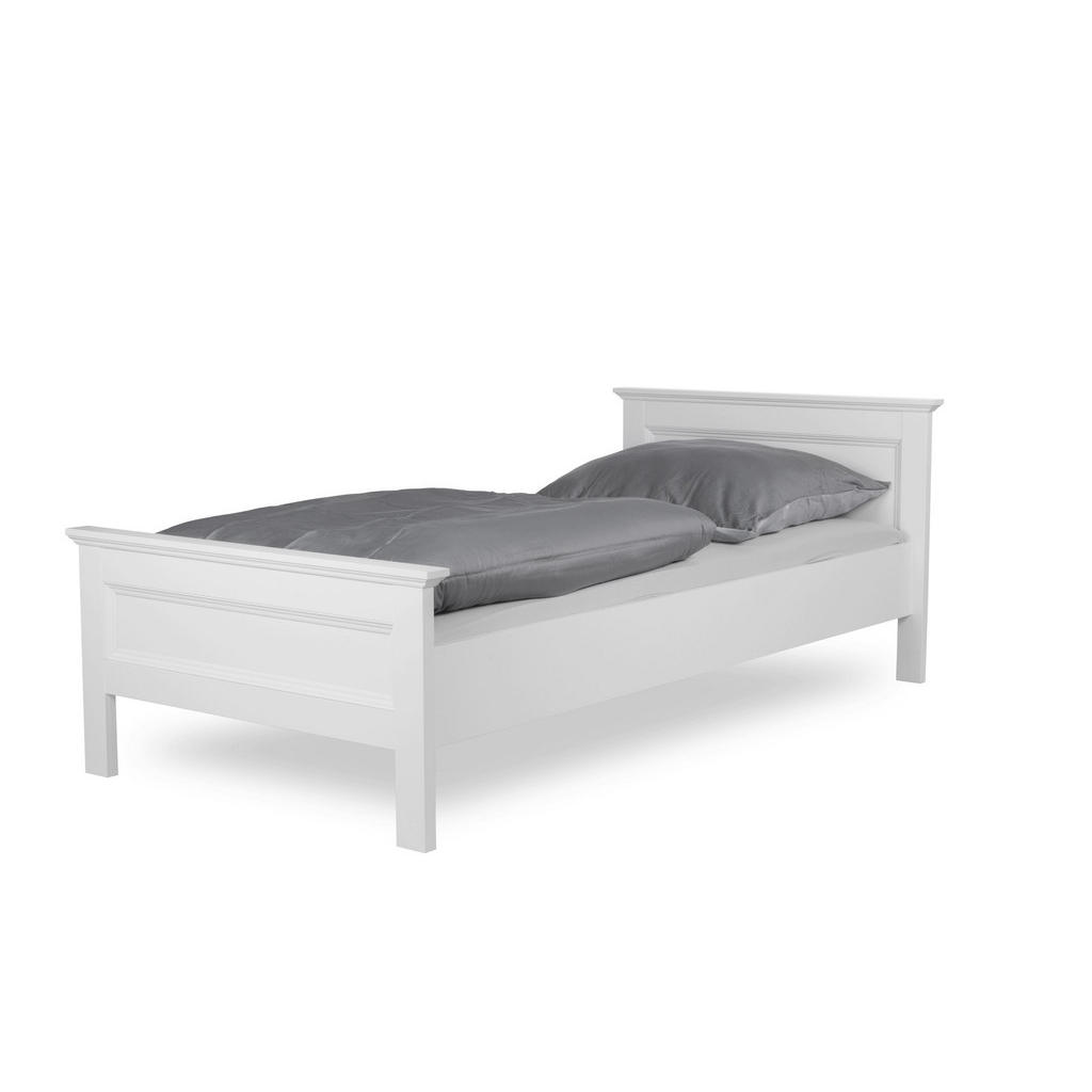 XXXLutz Postel 180/200 Cm Kompozitní Dřevo Bílá Carryhome