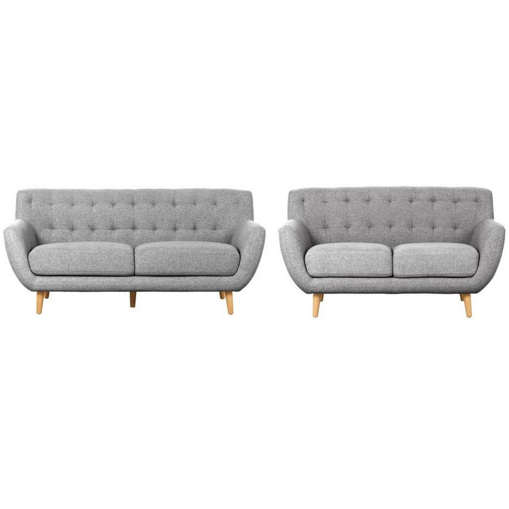 XXXLutz Sedací Sestava Textil Šedá Světle Šedá Carryhome