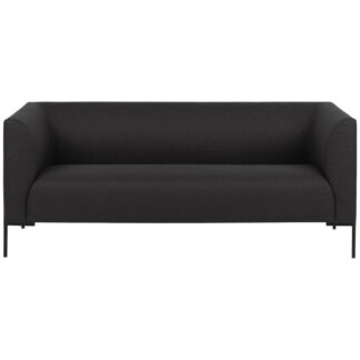 XXXLutz Dvojsedák Kov Textil Tmavě Šedá Ambia Home