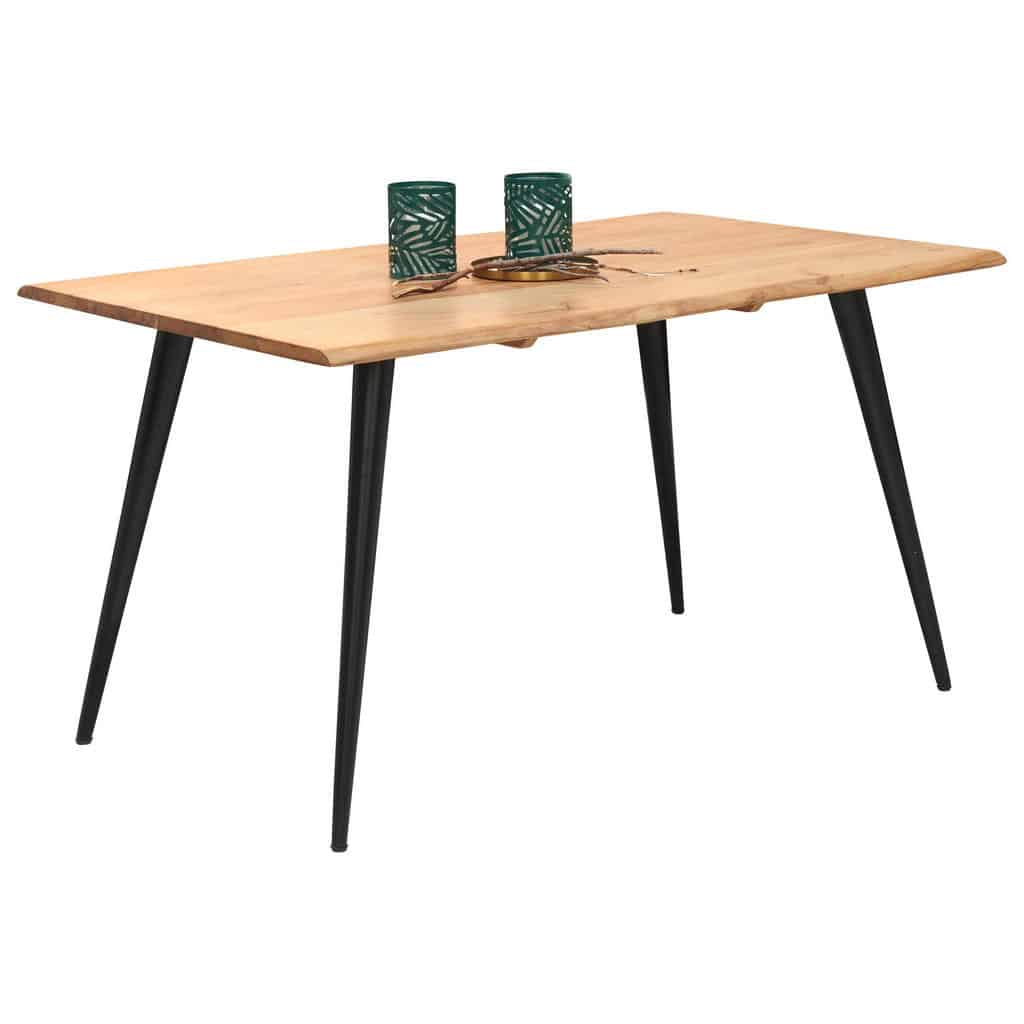 XXXLutz Jídelní Stůl Masivní Akácie Černá Barvy Akácie Carryhome