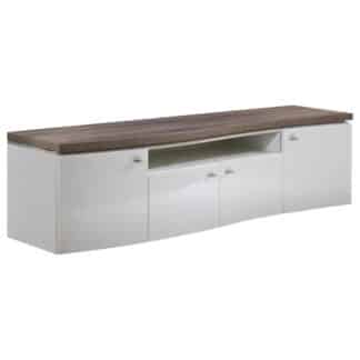 XXXLutz Komoda Lowboard Bílá Barvy Dubu Stylife