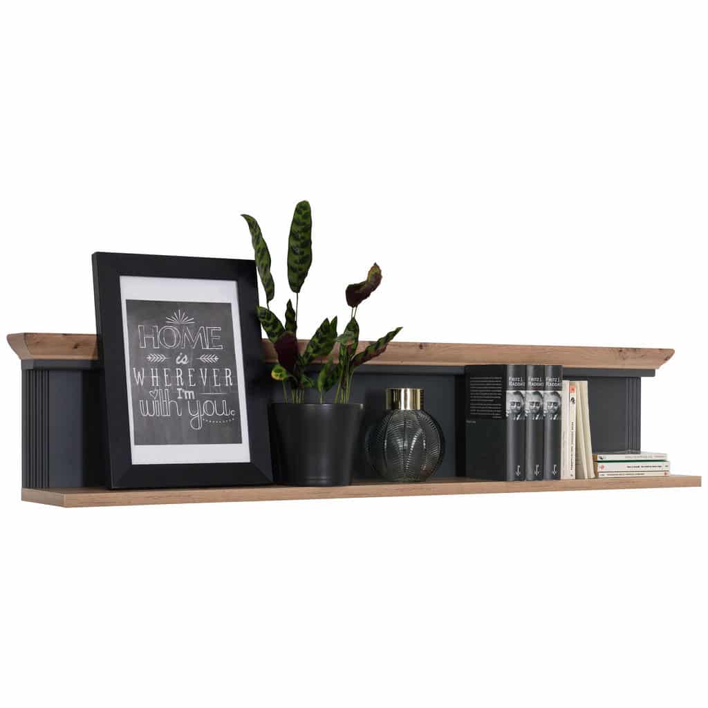 XXXLutz Police Nástěnná Barvy Grafitu Barvy Dubu Hom`in