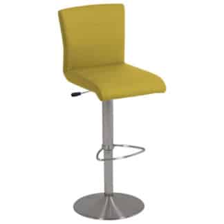 XXXLutz Barová Židle Žlutá Barvy Nerez Oceli Dieter Knoll